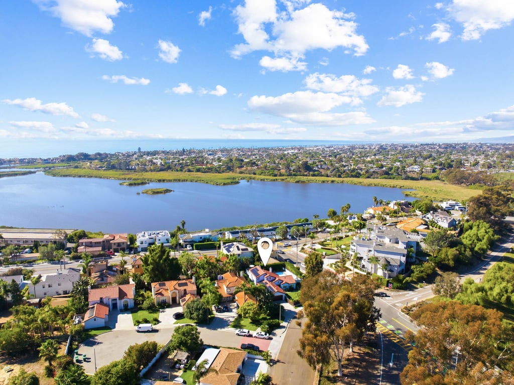 Carlsbad · Drone · lagoon view