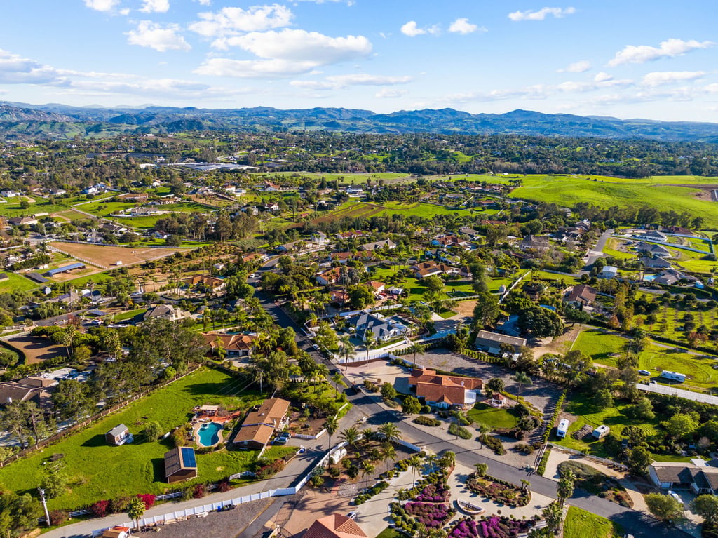 Fallbrook · Drone · the valley