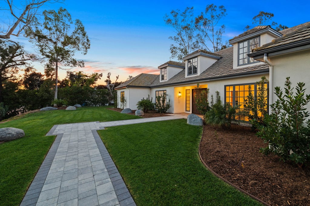Rancho Santa Fe · Real twilight · entry walk